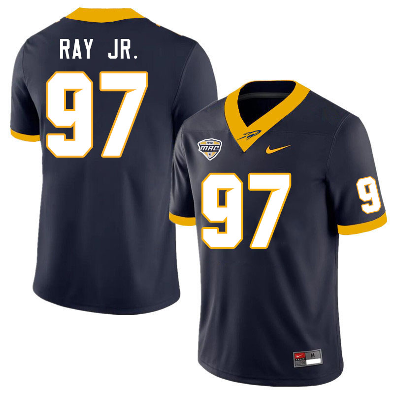 Toledo Rockets #97 Doran Ray Jr. College Football Jerseys Stitched Sale-Navy